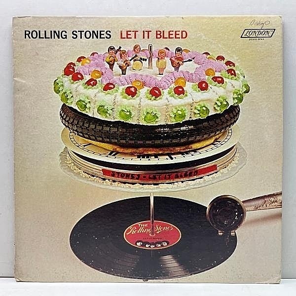 レコードメイン画像：【手彫りAL／手彫りAUDIO／11-11-69 日付刻印】レアな良好盤!! USオリジナル ROLLING STONES Let It Bleed ('69 London) 米 LP 原盤