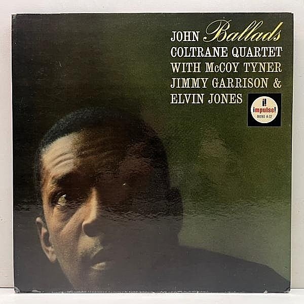 レコードメイン画像：良好!!【MONO】橙ツヤ US初期プレス JOHN COLTRANE Ballads (Impulse A-32) ジョン・コルトレーン／バラード McCOY TYNER 米モノラル