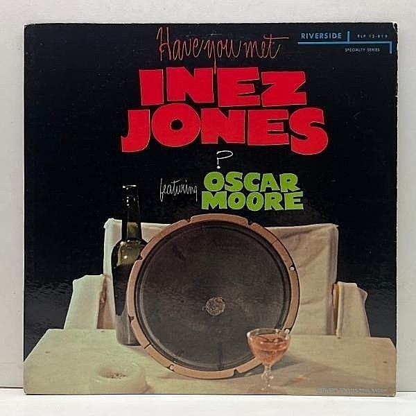 レコードメイン画像：Rare!!【完全オリジナル】INC無し 青ラージ 深溝 INEZ JONES Have You Met Inez Jones? ('57 Riverside) w/ OSCAR MOORE, CARL PERKINS