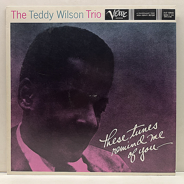 レコードメイン画像：良好盤!! MONO モノラル TEDDY WILSON These Tunes Remind Me Of You (Verve / 23MJ 3199) JPNプレス NORMAN GRANZ prod. w/ JO JONES