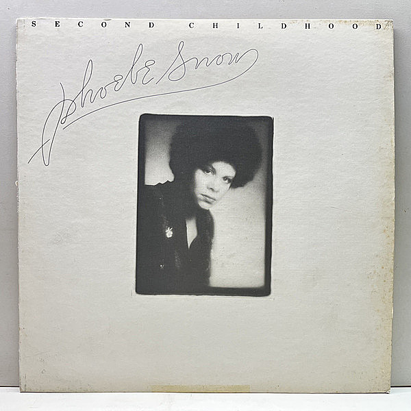 レコードメイン画像：美盤!! '76年 初版 テクスチャード＆凹凸写真枠 PHOEBE SNOW Second Childhood (CBS・Sony / SOPO 127) JPNオリジナル フィービ・スノウ LP