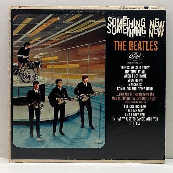 レコードメイン画像：USオリジナル MONO 初版 虹ラベ THE BEATLES Something New ('64 Capitol) I Want To Hold Your Hand 独語Ver. 米 初回 モノラル