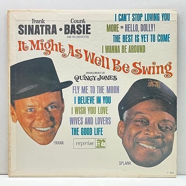 レコードメイン画像：良好!!【MONO】初版 3色ラベ USオリジナル FRANK SINATRA・COUNT BASIE It Might As Well Be Swing ('64 Reprise) スタンダード集 モノラル