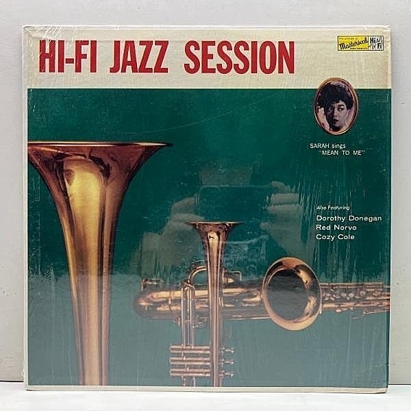 レコードメイン画像：良好!! MONO 深溝【チャーリー・パーカーとサラ・ヴォーンの共演】Hi-Fi Jazz Session // Sarah Vaughan, Dizzy Gillespie, Charlie Parker