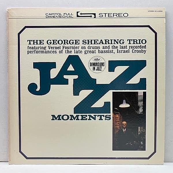 レコードメイン画像：【ジョージ・シアリングの貴重なトリオもの】美品 GEORGE SHEARING TRIO Jazz Moments (Capitol) 国内盤 LP