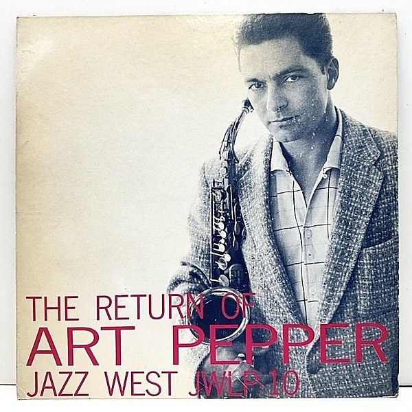 レコードメイン画像：入手難!! USオリジナル MONO 深溝 ART PEPPER The Return Of (原盤 : Jazz West 10) w/ JACK SHELDON, RUSS FREEMAN, LEROY VINNEGAR