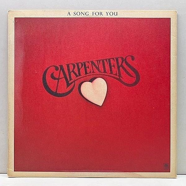 レコードメイン画像：USオリジナル インナー完品 CARPENTERS A Song For You ('72 A&M) ざら紙 封筒型特殊ジャケ 米 初回プレス LP カーペンターズ