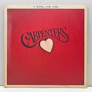 レコード画像：CARPENTERS / A Song For You