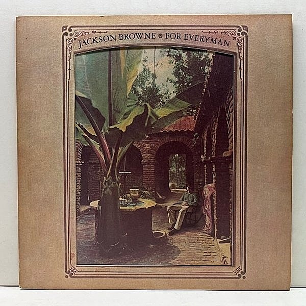 レコードメイン画像：Rare!! 極美品 初版 Wマーク無し USオリジナル JACKSON BROWNE For Everyman ('73 Asylum) ギミック 特殊ジャケ w/DAVID LINDLEY