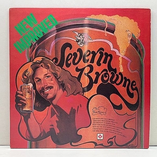 レコードメイン画像：美品!! CAオリジナル SEVERIN BROWNE New Improved Severin Browne ('75 Motown) w/ JEFF PORCARO ジャクソン・ブラウンの弟！プリAOR 名作