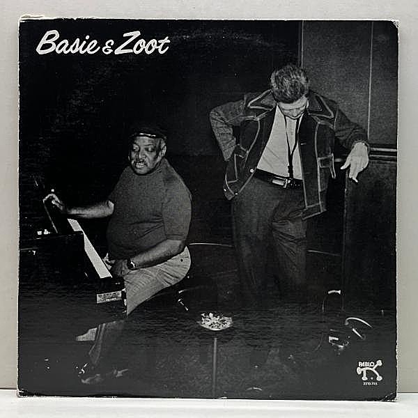 レコードメイン画像：プロモ 良好!! USオリジナル COUNT BASIE & ZOOT SIMS ('76 Pablo) w/ JOHN HEARD, LOUIS BELLSON リラックス感も最高のカルテットもの