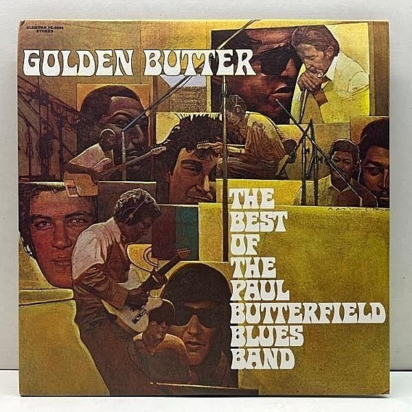 レコードメイン画像：Cut無し!美品!【初版 W無し Butterfly】2LP 米オリジ PAUL BUTTERFIELD BLUES BAND Golden Butter Best Of ('72 Elektra) Mike Bloomfield