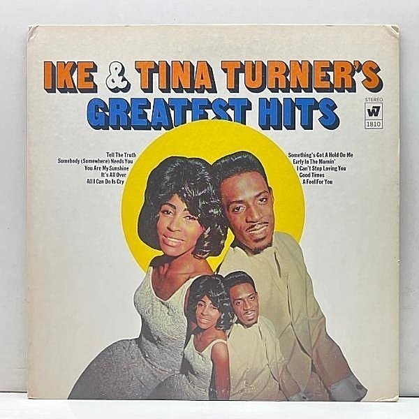 レコードメイン画像：美品 USオリジナル w7ラベ IKE & TINA TURNER Greatest Hits ('69 Warner WS 1810) アイク&ティナ・ターナー TEXASでの白熱ライヴ