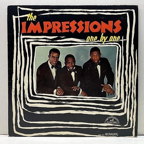 レコードメイン画像：【カーティス擁する最高のスウィートソウル】MONO 米オリジナル IMPRESSIONS One By One ('65 ABC) CURTIS MAYFIELD 在籍 USモノラル