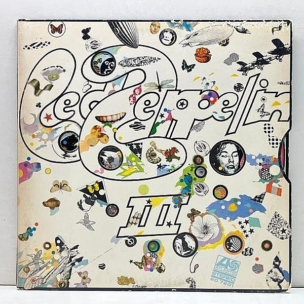 レコードメイン画像：良好盤!! USオリジナル 初版BROADWAYリム Mastercraft刻印 LED ZEPPELIN III 3 ('70 Atlantic) 移民の歌／Immigrant Song ギミック仕様JK