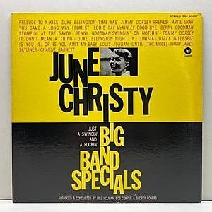 レコード画像：JUNE CHRISTY / Big Band Specials