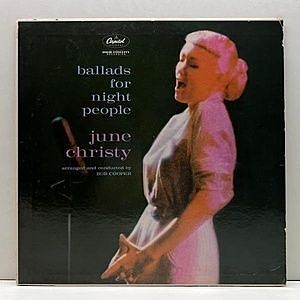 レコード画像：JUNE CHRISTY / Ballads For Night People