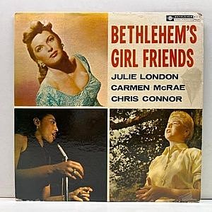 レコード画像：JULIE LONDON / CHRIS CONNOR / CARMEN McRAE / Bethlehem's Girlfriends