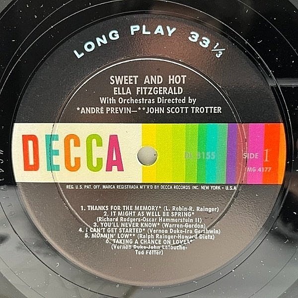 ELLA FITZGERALD / Sweet And Hot (LP) / Decca | WAXPEND RECORDS