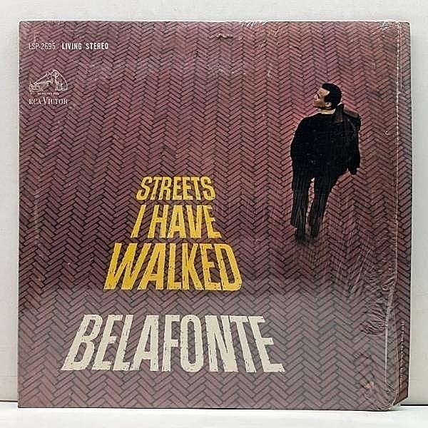 レコードメイン画像：シュリンク美盤!! US 70sプレス HARRY BELAFONTE Streets I Have Walked (RCA LSP 2695) ハリー・ベラフォンテ 世界民謡の旅 LP