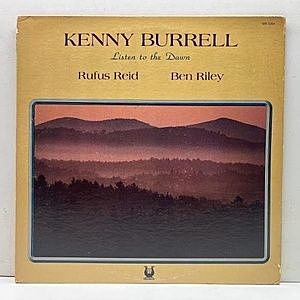 レコード画像：KENNY BURRELL / RUFUS REID / BEN RILEY / Listen To The Dawn