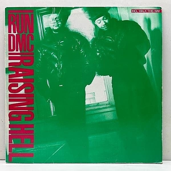 レコードメイン画像：GERMANYオリジナル 緑ジャケ RUN DMC Raising Hell ('86 Profile) 3rd.アルバム BOB JAMES サンプリング Walk This Way ほか LP