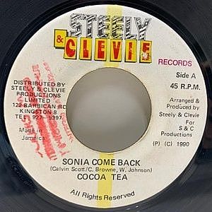 レコード画像：COCOA TEA / Sonia Come Back