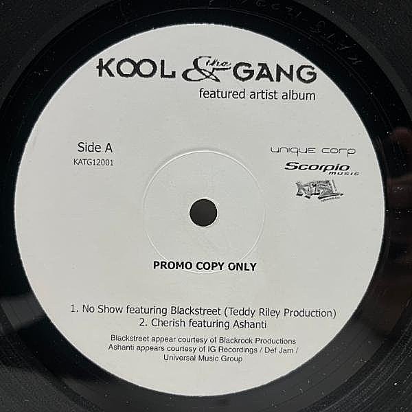 レコードメイン画像：【デビュー35周年記念のカヴァー集】プロモ 良好盤!! 12 UKプレス KOOL & THE GANG Featured Artist Album w/ Blackstreet, Jamiroquai