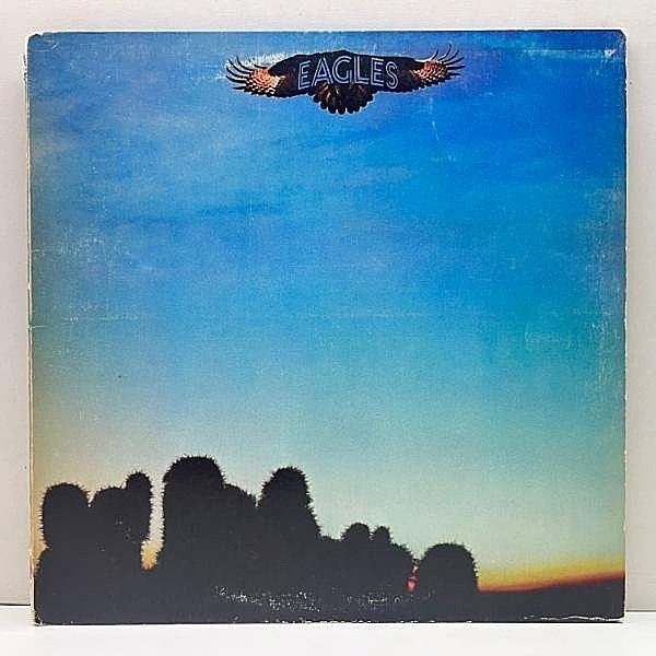 レコードメイン画像：良好盤!! USオリジナル 初版 白ラベ 手書きPR刻印 EAGLES S.T ／ 1st ('72 Asylum) ゲートフォールド仕様 名曲 TAKE IT EASY ほか