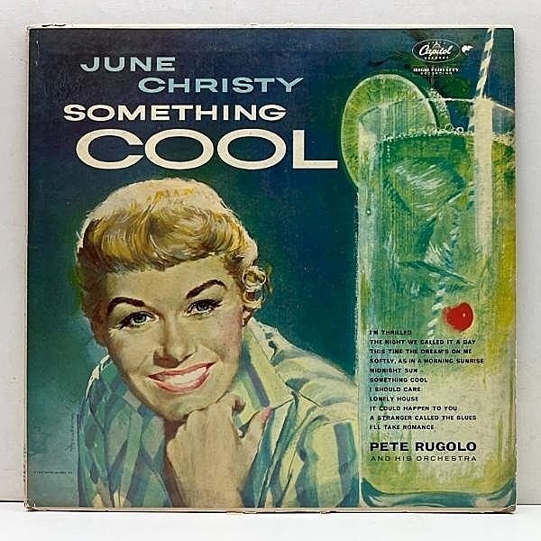 レコードメイン画像：良好盤!! MONO US初期プレス JUNE CHRISTY Something Cool (Capitol) クール・クリスティ 最高傑作 米 モノラル LP