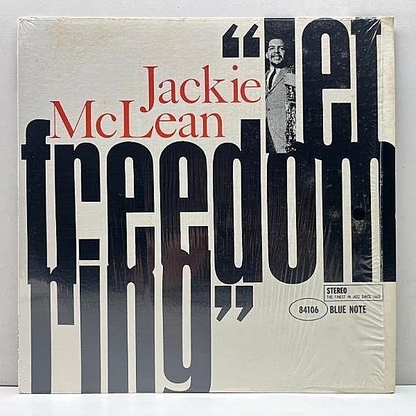 レコードメイン画像：シュリンク良好!! VANGELDER刻印 米プレス JACKIE McLEAN Let Freedom Ring (Blue Note BST 84106) w/ Walter Davis Jr. US Early 70s 音符