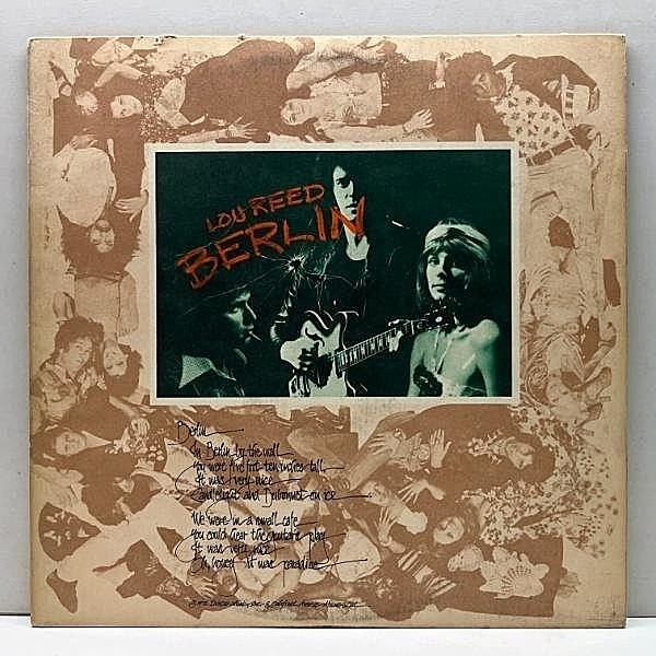 レコードメイン画像：【冊子付き完品】良好!! 初版Dynaflex 橙ラベ ざら紙 USオリジナル LOU REED Berlin ('73 RCA) ルー・リード／ベルリン 米 初回プレス