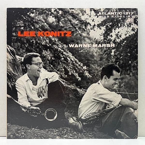 レコードメイン画像：良好!! LEE KONITZ With WARNE MARSH (Atlantic 1217／P-4549A) トリスターノ学派のクールな2管の共演 JPN 国内 70sプレス LP