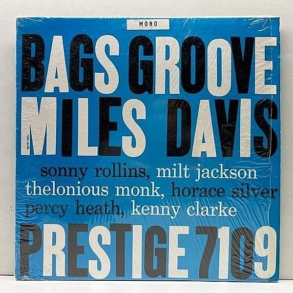 レコードメイン画像：シュリンク良好!! MONO RVG刻印 紺ラベ MILES DAVIS Bags Groove (Prestige 7109) X'MAS 喧嘩セッション w/THELONIOUS MONK, SONNY ROLLINS