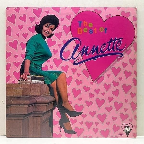 レコードメイン画像：【名曲を網羅した全15曲】美品 USプレス ANNETTE The Best Of Annette (Rhino RNDF 206) アネット Jamaica Ska, The Monkey's Uncle