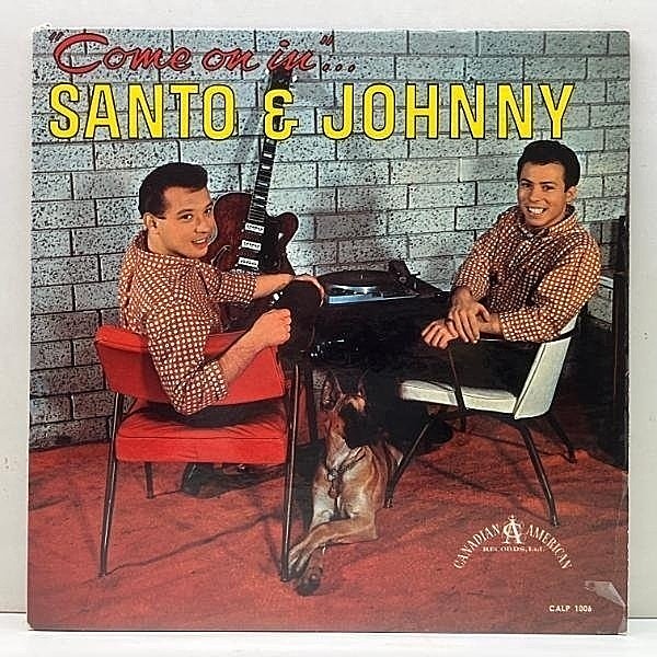 レコードメイン画像：USオリジナル【MONO】SANTO & JOHNNY Come On In (Canadian American CA-103) サントとジョニー 米 初回 モノラル