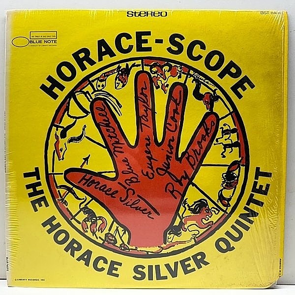 レコードメイン画像：シュリンク付き!美盤! USプレス HORACE SILVER QUINTET Horace Scope (Blue Note BST 84042) BLUE MITCHELL & JUNIOR COOK 音符 Early 70s