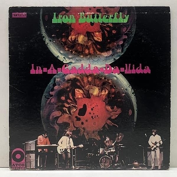 レコードメイン画像：良好!! '68年 US初期プレス IRON BUTTERFLY In-A-Gadda-Da-Vida (ATCO / SD 33-250) 手書きマト両面B サイケ 大名作 アイアン・バタフライ