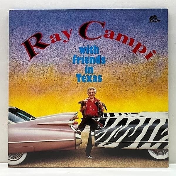 レコードメイン画像：【King of Rockabilly】美品 オリジナル RAY CAMPI With Friends In Texas (Bear Family) LPは独盤オンリー!! レイ・キャンピ Stray Cats