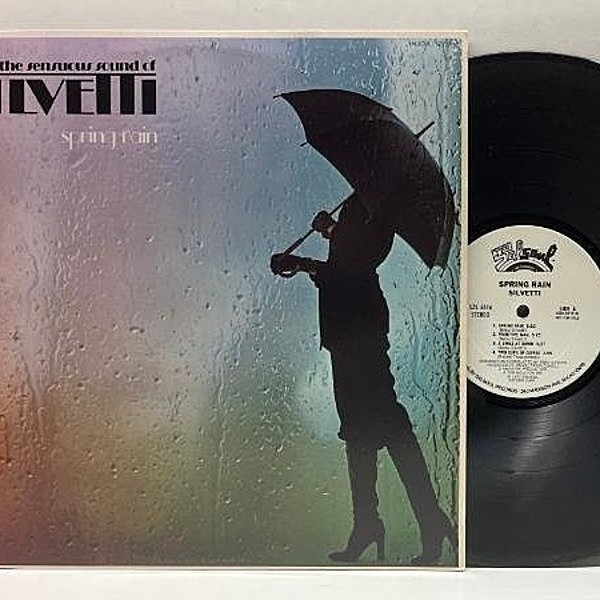 レコードメイン画像：白プロモ 良好!! USオリジナル SILVETTI Spring Rain ('77 Salsoul) 雨傘 シルベッティ／スプリング・レイン 電気グルーヴ Shangri-La ネタ