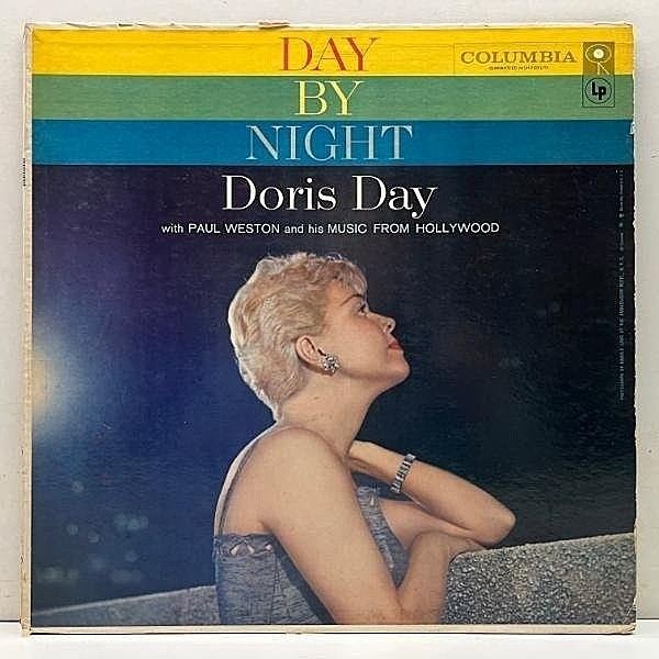 レコードメイン画像：USオリジナル MONO 初版 6eye 深溝 DORIS DAY Day By Night ('56 Columbia) 絶品のバラードを綴った癒しの名盤 || 米 初回 モノラル