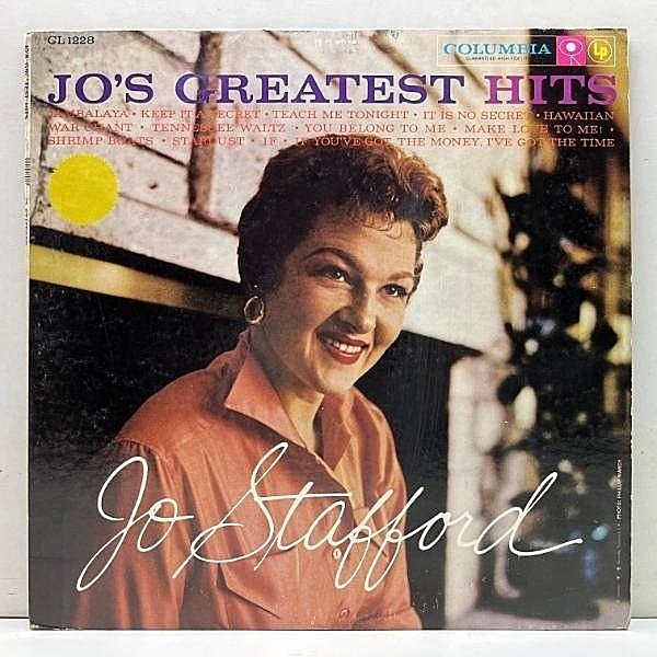 レコードメイン画像：極美盤!! MONO 初版 6eye 深溝 USオリジナル JO STAFFORD Jo's Greatest Hits ('58 Columbia) ジョー・スタッフォード 円熟期のヒット曲集