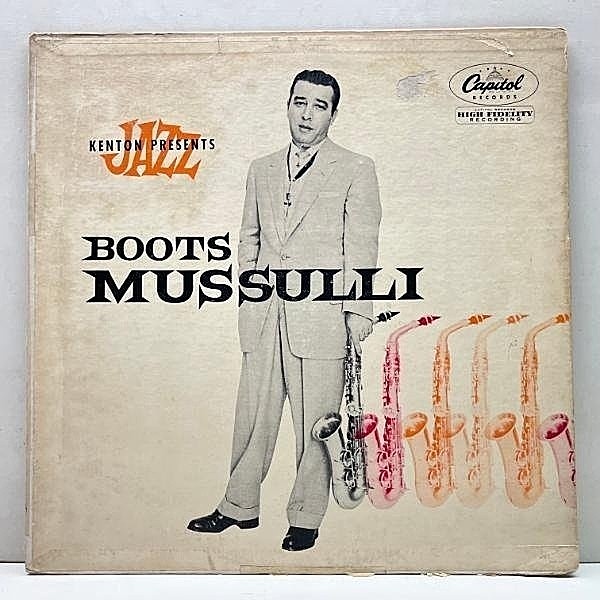 レコードメイン画像：美再生!音質抜群! MONO USオリジナル BOOTS MUSSULLI Quartet (Capitol T 6506) 初回リング・ターコイズ w/ Max Bennett, Shelly Manne