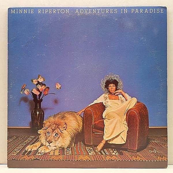 レコードメイン画像：レア!良好盤! 初版 PE規格 USオリジナル MINNIE RIPERTON Adventures In Paradise ('75 Epic) INTELLIGENT HOODLUM, ATCQ サンプリングネタ