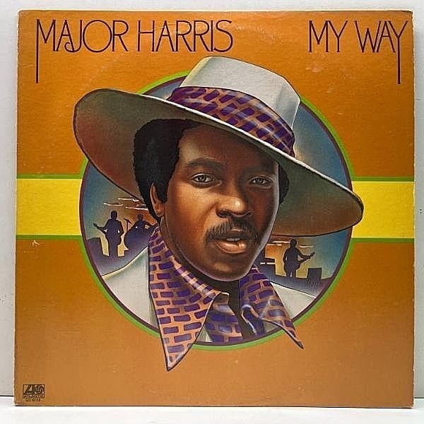 レコードメイン画像：良好盤!! USオリジナル 手書きPR刻印 MAJOR HARRIS My Way ('75 Atlantic) セクシーな喘ぎ声入りの濃厚スロウなど収録 生粋SWEETシンガー