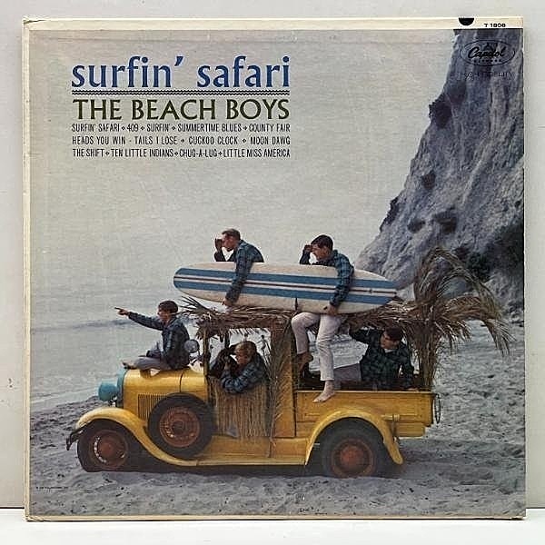 レコードメイン画像：美再生!! USオリジナル MONO 初版 虹ツヤ THE BEACH BOYS Surfin' Safari 1st デビュー作 ('62 Capitol) ビーチ・ボーイズ 米 モノラル LP