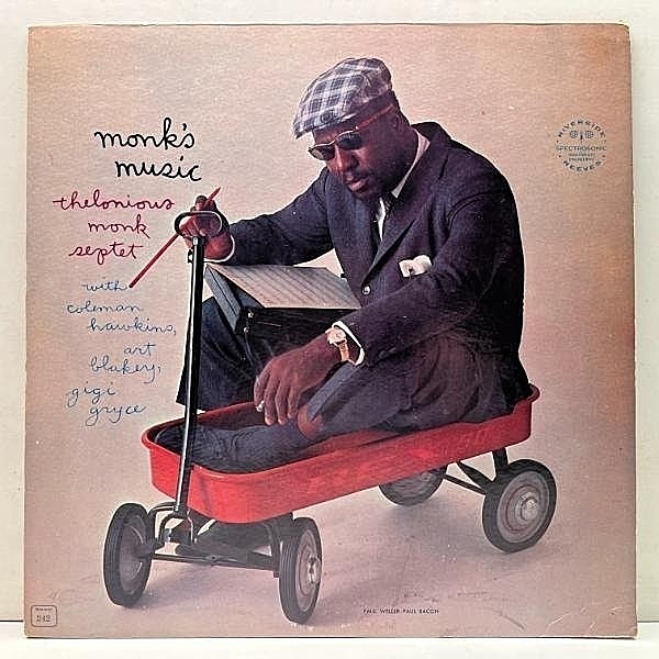 レコードメイン画像：US初期プレス MONO 深溝 THELONIOUS MONK Monk's Music (Riverside RLP 12-242) w/ JOHN COLTRANE, GIGI GRYCE, ART BLAKEY ほか