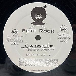 レコード画像：PETE ROCK / Take Your Time