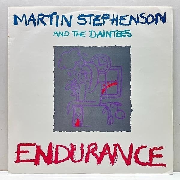 レコードメイン画像：Beat Happening好きにオススメの脱力インディーカントリー MARTIN STEPHENSON & THE DAINTEES Endurance ('90 Kitchenware) UKオリジ 45RPM