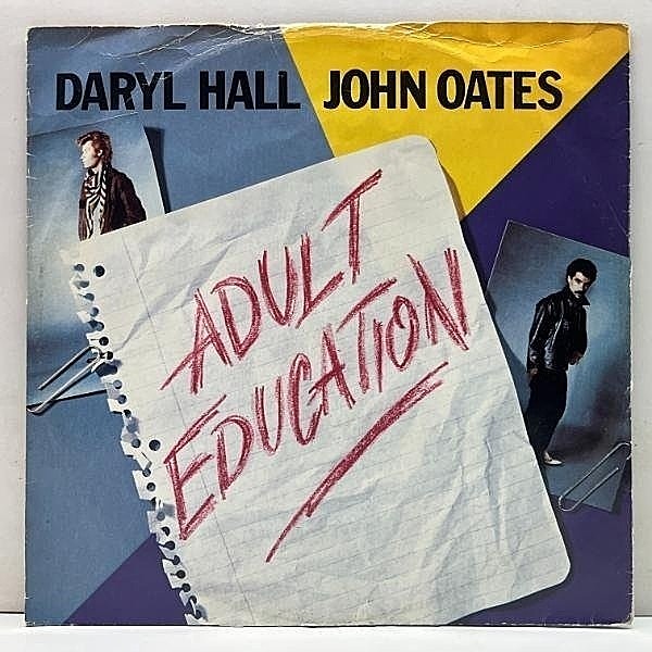 レコードメイン画像：【ナイル・ロジャース参加の東洋風FUNKビート】UKオリジナル 12インチ DARYL HALL & JOHN OATES Adult Education ('84 RCA) 45RPM.